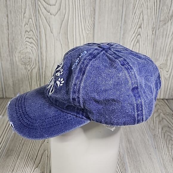 Sonoma Dog Mom Distressed Denim Hat - Picture 3 of 7